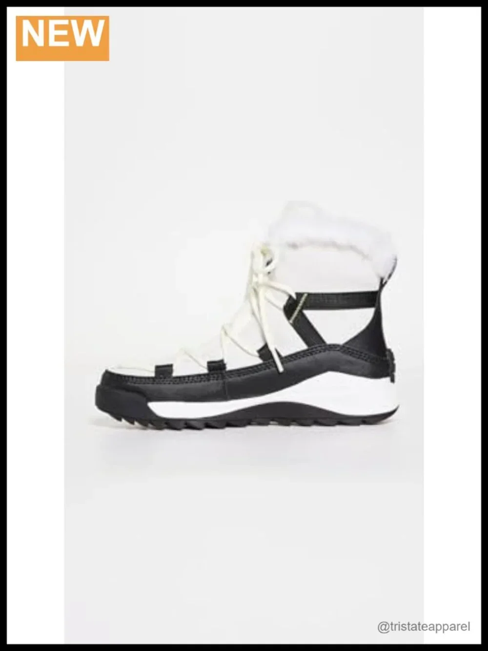 Sorel Women's Ona Rmx Glacy Waterproof Winter Boots Faux Fur Trim Lace Up Round